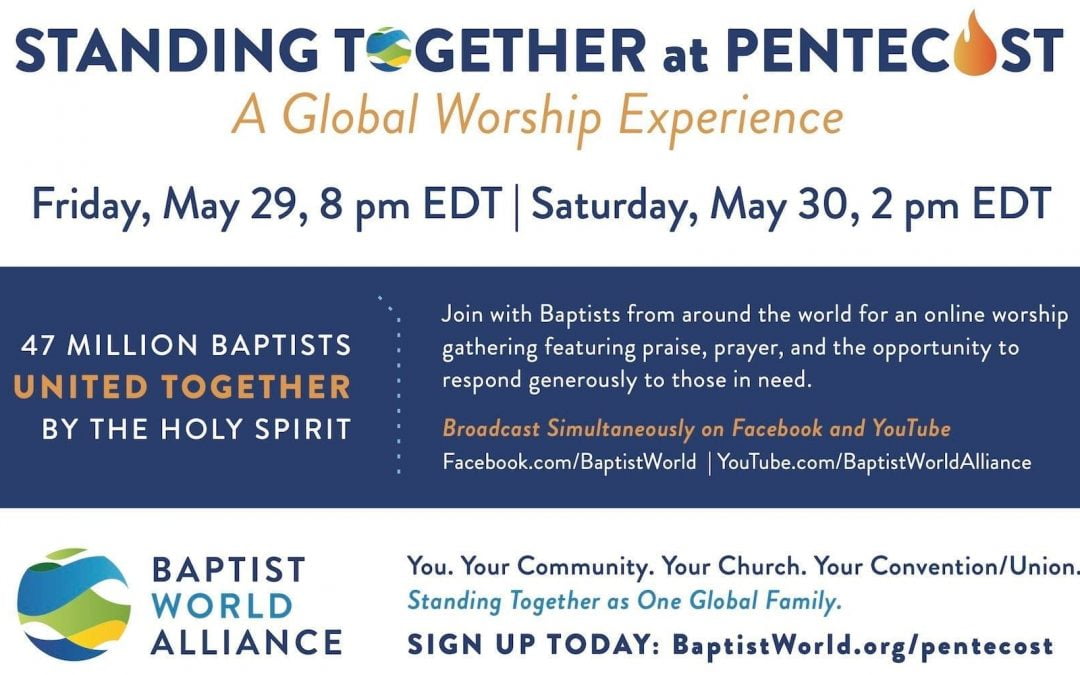 Baptist World Alliance to Host Virtual Global Worship Service