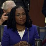 United States Supreme Court nominee Ketanji Brown Jackson at the United States Senate on March 21, 2022.
