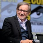 Steven Spielberg speaking at the 2017 San Diego Comic Con International.