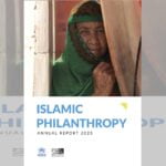 The cover of a report published by UNHCR on Islamic philanthropy to a refugee fund.