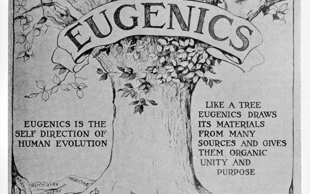 A graphic published in 1932 titled, "The Relation of Eugenics to Other Sciences.”