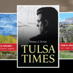 A promotional graphic for Tulsa Times, Year B, Volume 1 and Year B, Volume 2 of the Nurturing Faith Commentary Series