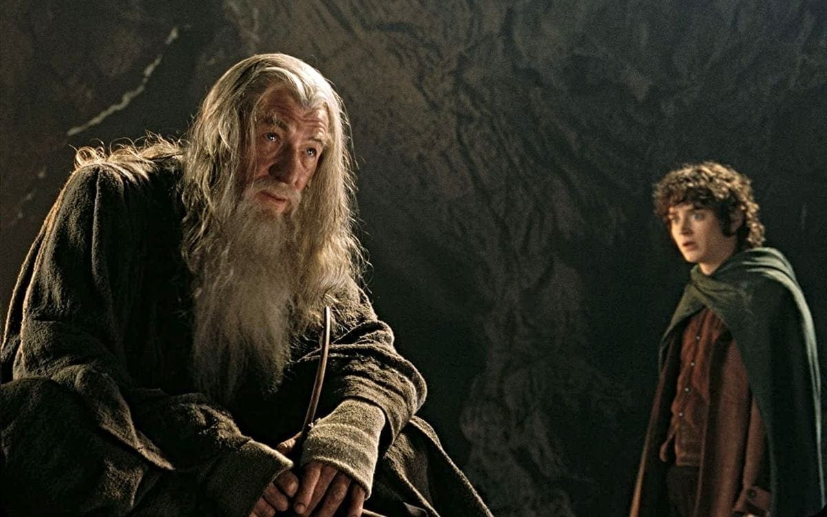 Ian McKellen and Elijah Wood