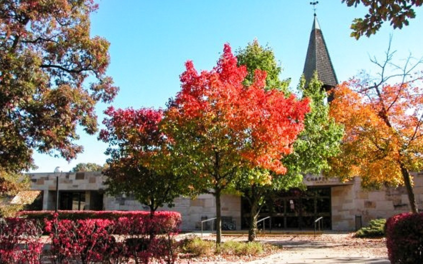The exterior of Trinity Evangelical Divinity School in Deerfield, Illinois.